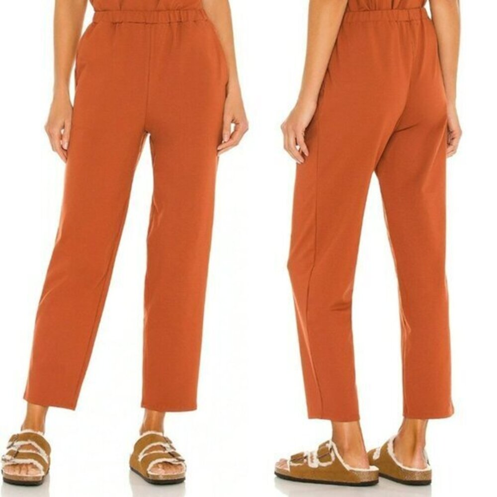House of Harlow 1960 xREVOLVE Cropped Pant - Red Rust
